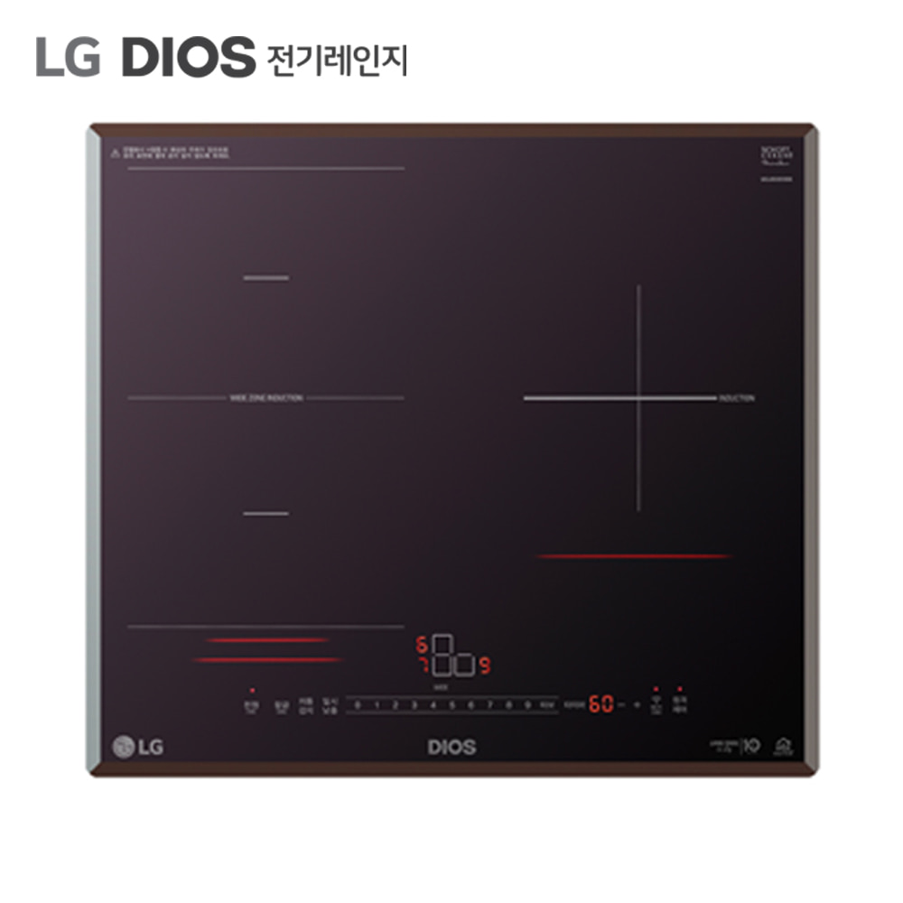 LG DIOS 인덕션 와이드존 전기레인지 BEF3MST