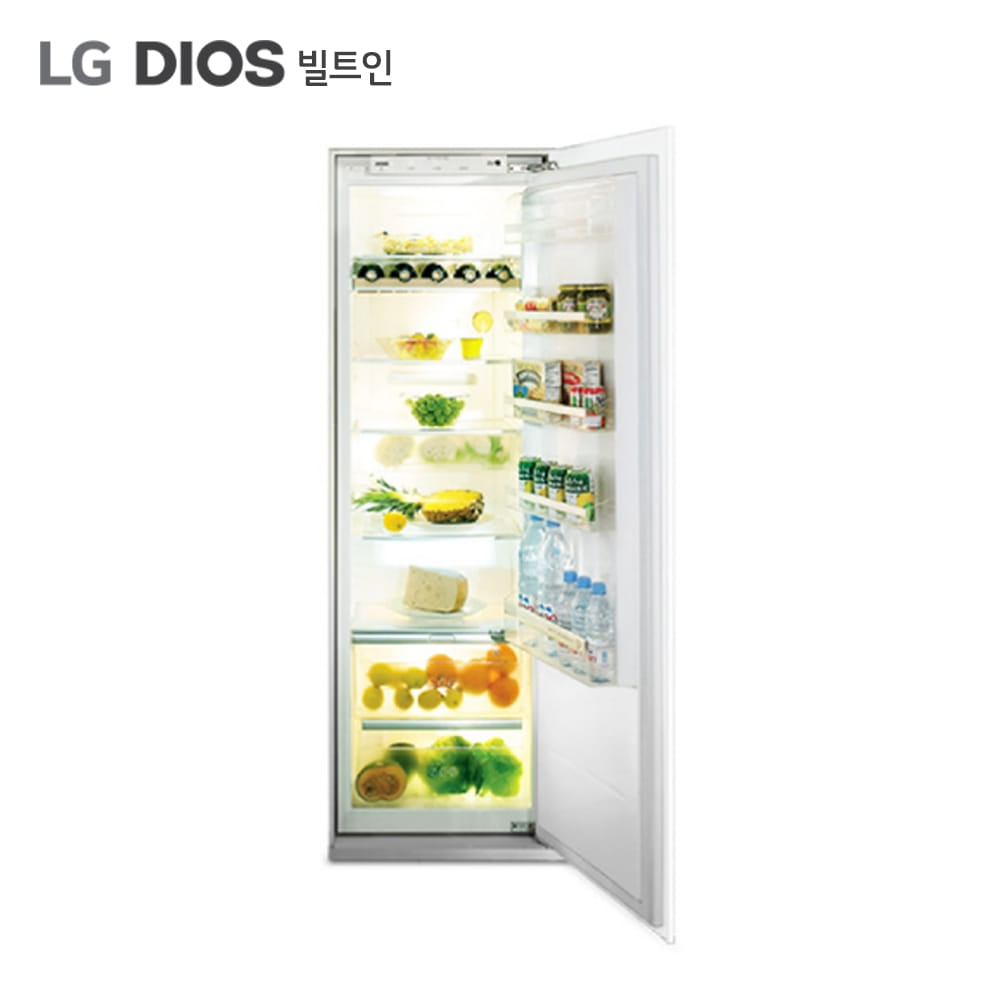 LG DIOS 빌트인 냉장전용고 274L RCL284JBR 전국무료설치배송