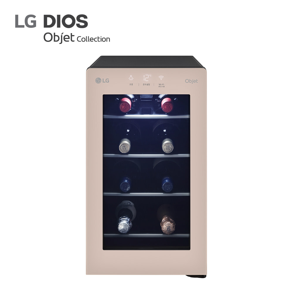 [전국무료배송] LG 디오스 오브제컬렉션 와인셀러 W0082GCB 공식판매점