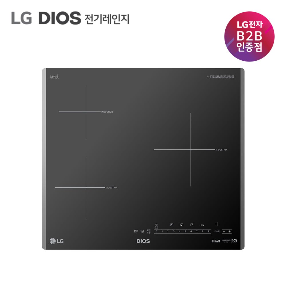 LG 디오스 인덕션 빌트인 전기레인지 BEI3GQUO