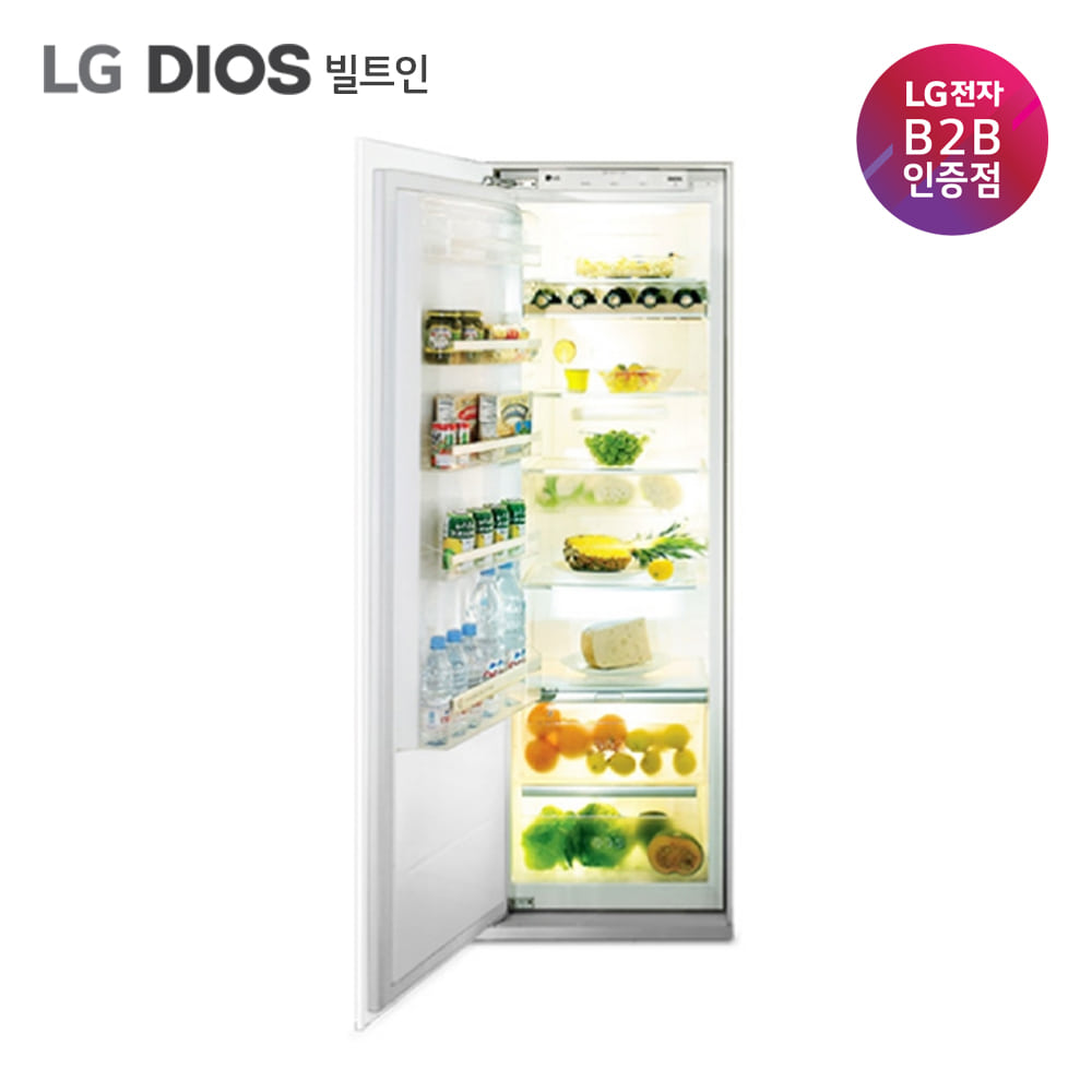 LG DIOS 빌트인 냉장전용고 274L RCL284JBL 전국무료설치배송