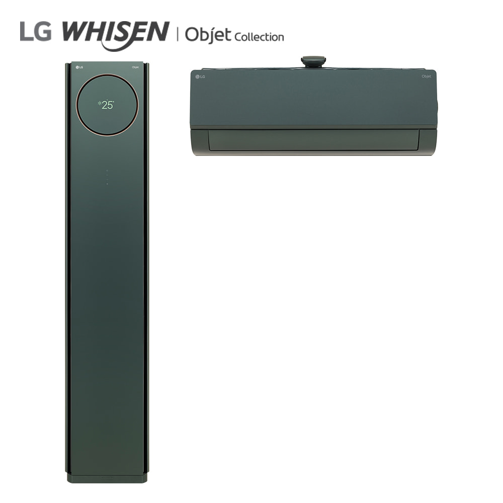 LG 휘센 타워에어컨 오브제컬렉션 프리미엄 2in1 (그린 조합) FQ20PCNGA2 기본설치비포함