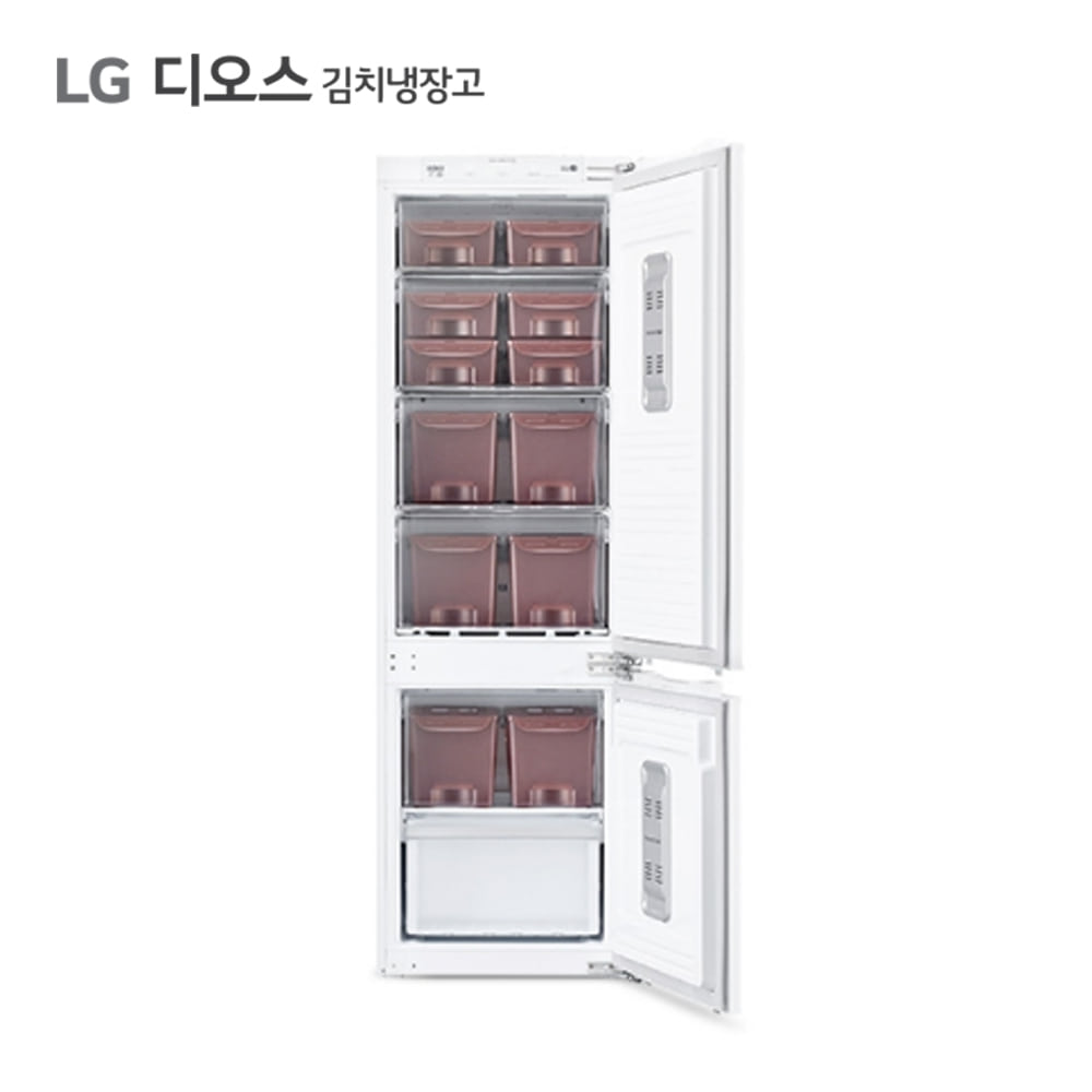 [전국무료설치배송] LG DIOS 빌트인 김치냉장고 223L K221PR14BR2 공식판매점
