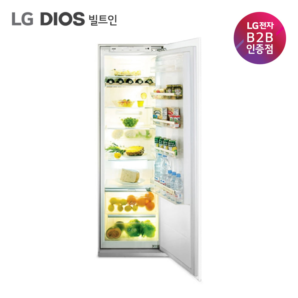 LG DIOS 빌트인 냉장전용고 274L RCL284JBR 전국무료설치배송