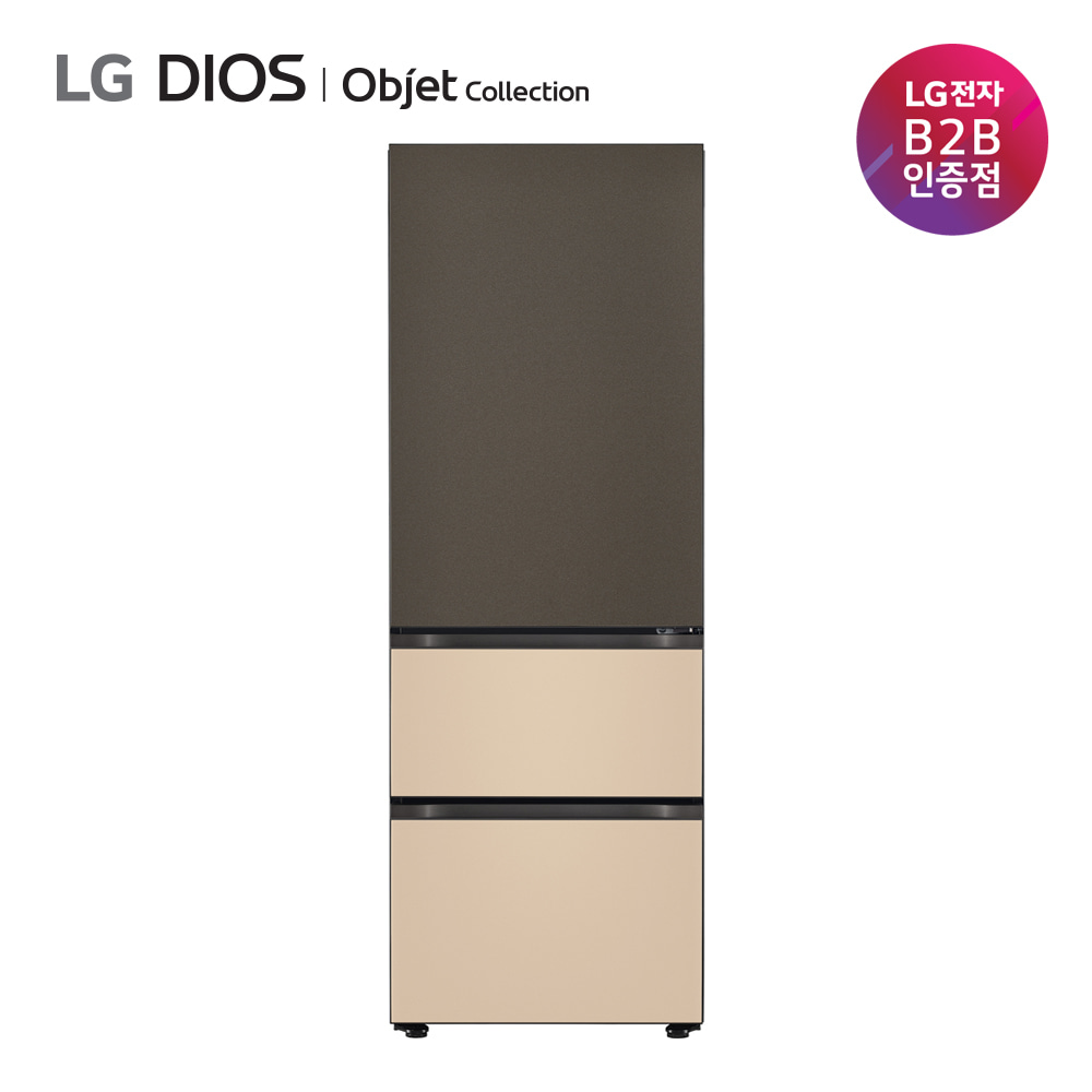[전국무료배송] LG 디오스 오브제컬렉션 김치톡톡 324L Z333FTS161S 공식판매점